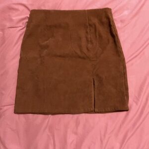 SHEIN Brown Pencil Skirt